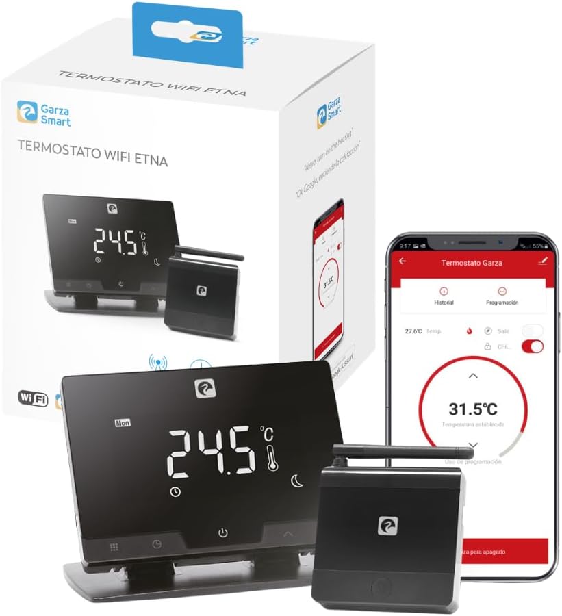 Garza Termostato Calefacción WiFi + Bluetooth