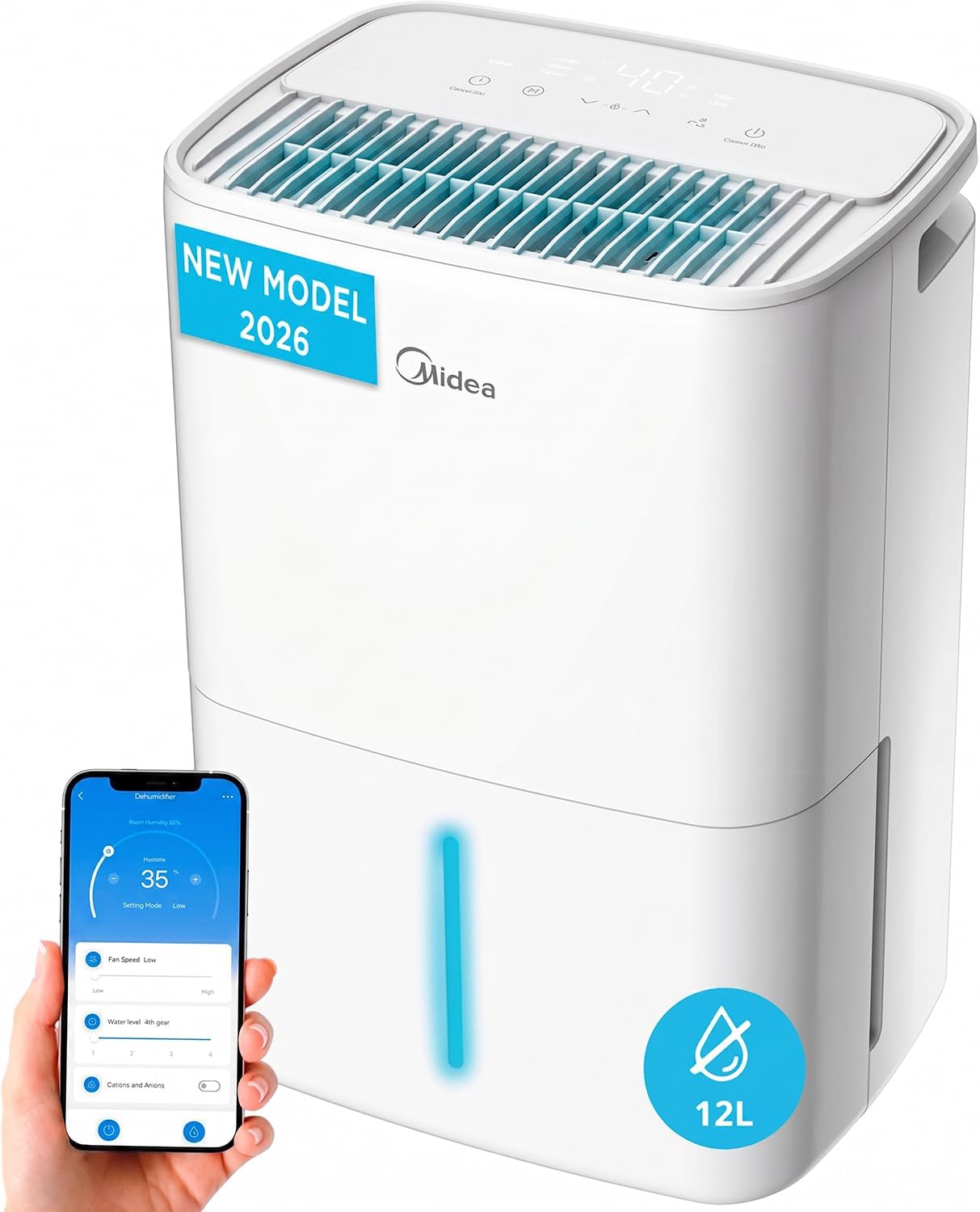 MIDEA Deshumidificador 12 L/día